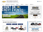 Cannon Don Chevrolet Website