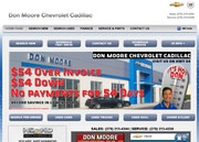 Don Moore Chevrolet Website