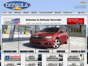 De Paula Chevrolet Website