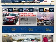 Payton Chevrolet Pontiac Buick Website