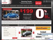 Dunning Toyota Ann Arbor Website