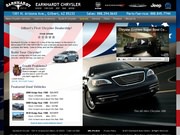Earnhardt Chrysler Jeep Website