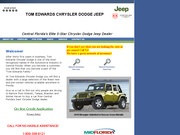 Tom Edwards Chrysler-Dodge Website