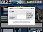 Hub City Ford Website