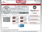 Elgin Toyota Website