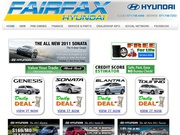 Fairfax Hyundai Website