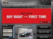 Fairfield Toyota Website
