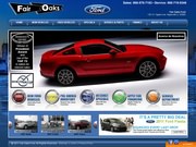 Fair Oaks Ford Website