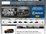 Fair Oaks Dodge Website