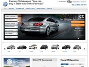 Fairway Volkswagen Website