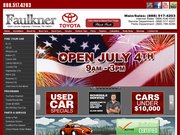 Faulkner Toyota Website