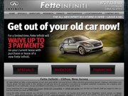 Fette Infiniti Website