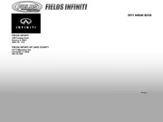 Fields Infiniti Website