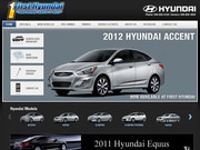 First Hyundai Website