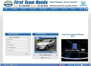 First Team Honda & Watercraft Website