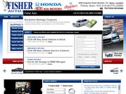 Fisher Chevrolet Honda Pontiac Website