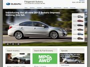 Fitzgerald Subaru Website