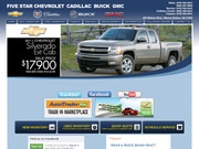 Five Star Chevrolet Cadillac Website