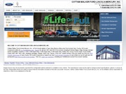 Walker Cottam Ford Lincoln Website