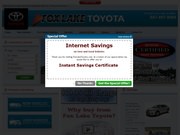 Fox Lake Toyota Website