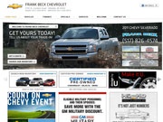 Beck Frank Chevrolet Cadillac Website
