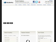 Frank Subaru Website