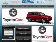 Frank Toyota Website
