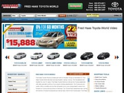 Fred Haas Toyota Website