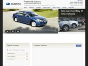 Freehold Subaru Website