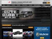 Friendly Chrysler Dodge Jeep Website