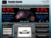 Frontier Honda Website