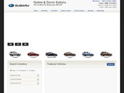 Davis Subaru Website