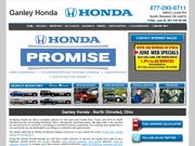 Ganley Honda Superstore Website