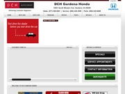 DCH Gardena Honda Website