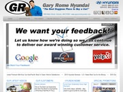 Gary Rome Hyundai Website