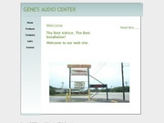 Gene’s Audio Center Website
