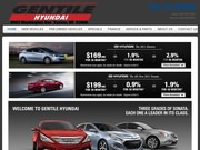 Gentile Hyundai Website