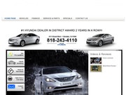 Glendale Hyundai Website