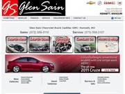 Glen Sain Chevrolet Cadillac Website