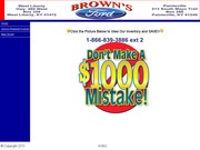 Brown’s Ford Lincoln Website