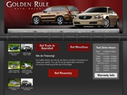 Golden Rule Auto Sales Website