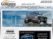 Gordon Chevrolet Website