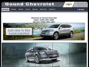 Gound Chevrolet Company Website