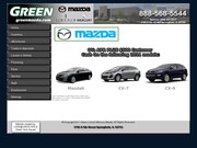 Green Lincoln Mazda Website