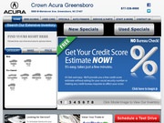 Crown Acura Website