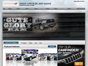 Greve Chrysler Dodge Jeep Website