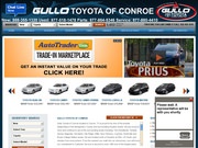 Gullo Toyota Conroe Website