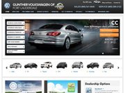 Gunther Volkswagen Website