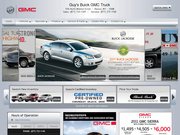 Guy’s Buick Pontiac GMC Website