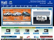 Hall Acura Website
